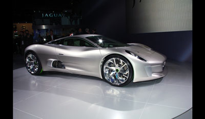 Jaguar C-X75 Concept 2010 - Plug-in electric car with Gas turbines propelled range extender.9